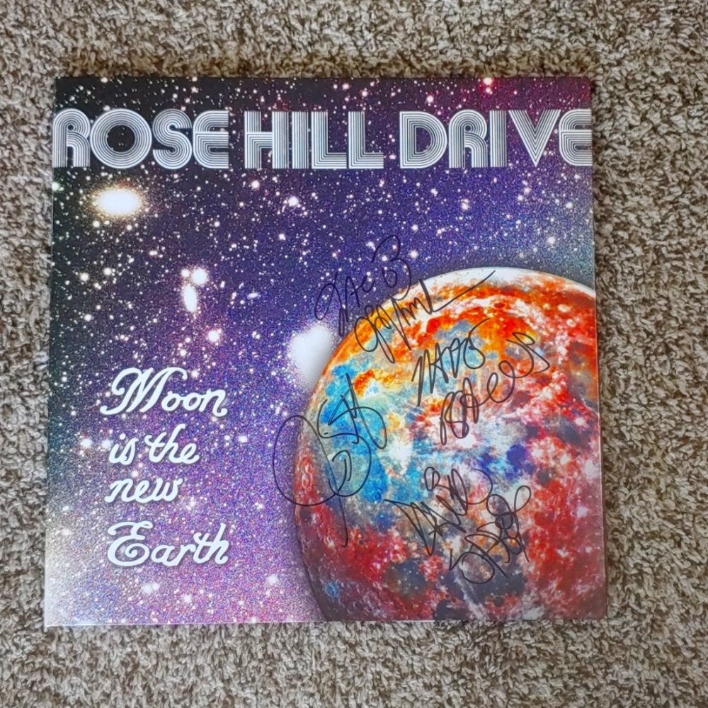 Autographed Rosehill Drive Moon is the New Earth Vinyl Record